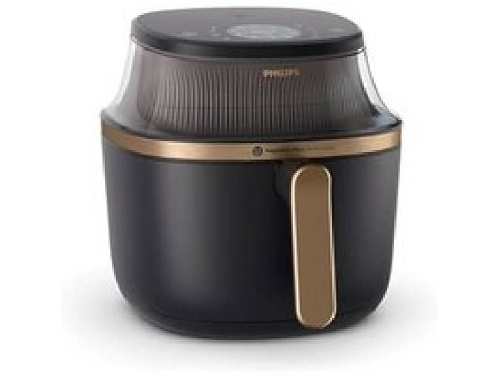 Friteuse à Air - PHILIPS - NA342/00 - 7.2 Litres - 2000 Watt - Contrôle Tactile Noir et Or