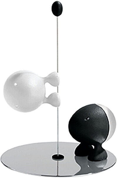 Alessi Salz- & Pfeffer Menage Lilliput 14,5cm schwarz B