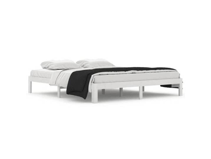 Mode Meuble de chambre - vidaxl - Cadre de lit sans matelas - blanc 180x200 cm - pour maison N1B14548