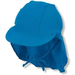 STERNTALER Bademütze mit Nackenschutz uni, Größe 43 in Blau Blau