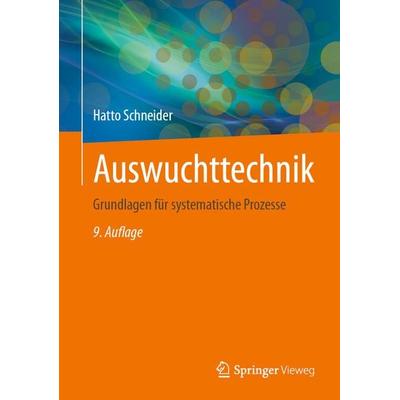 Auswuchttechnik, Gebundene Ausgabe von Hatto Schneider, Springer Berlin, 978-3-662-61890-5