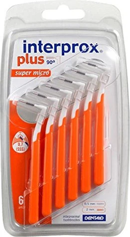 Interprox plus super micro orange Interdentalb. 6 St Zahnbürste