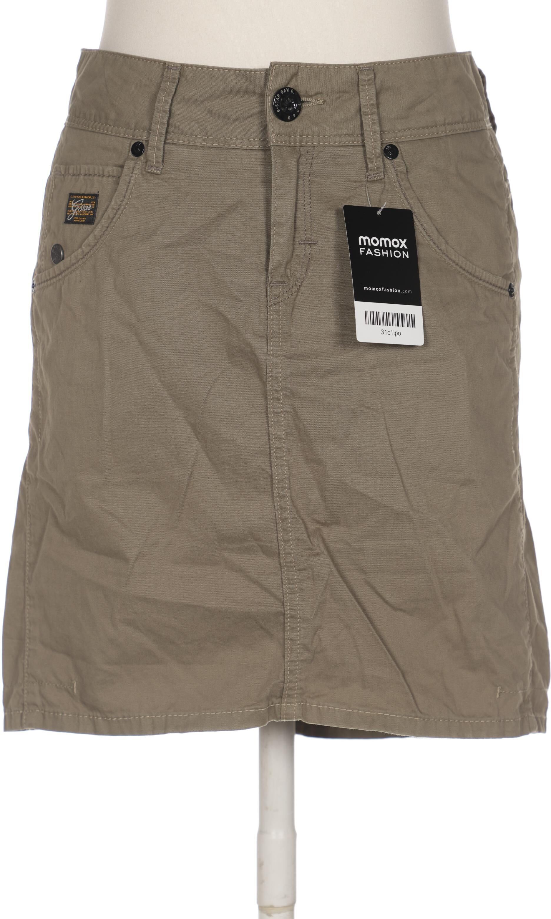 G Star RAW Damen Rock, Grau, Gr. W25, Baumwolle - Second Hand