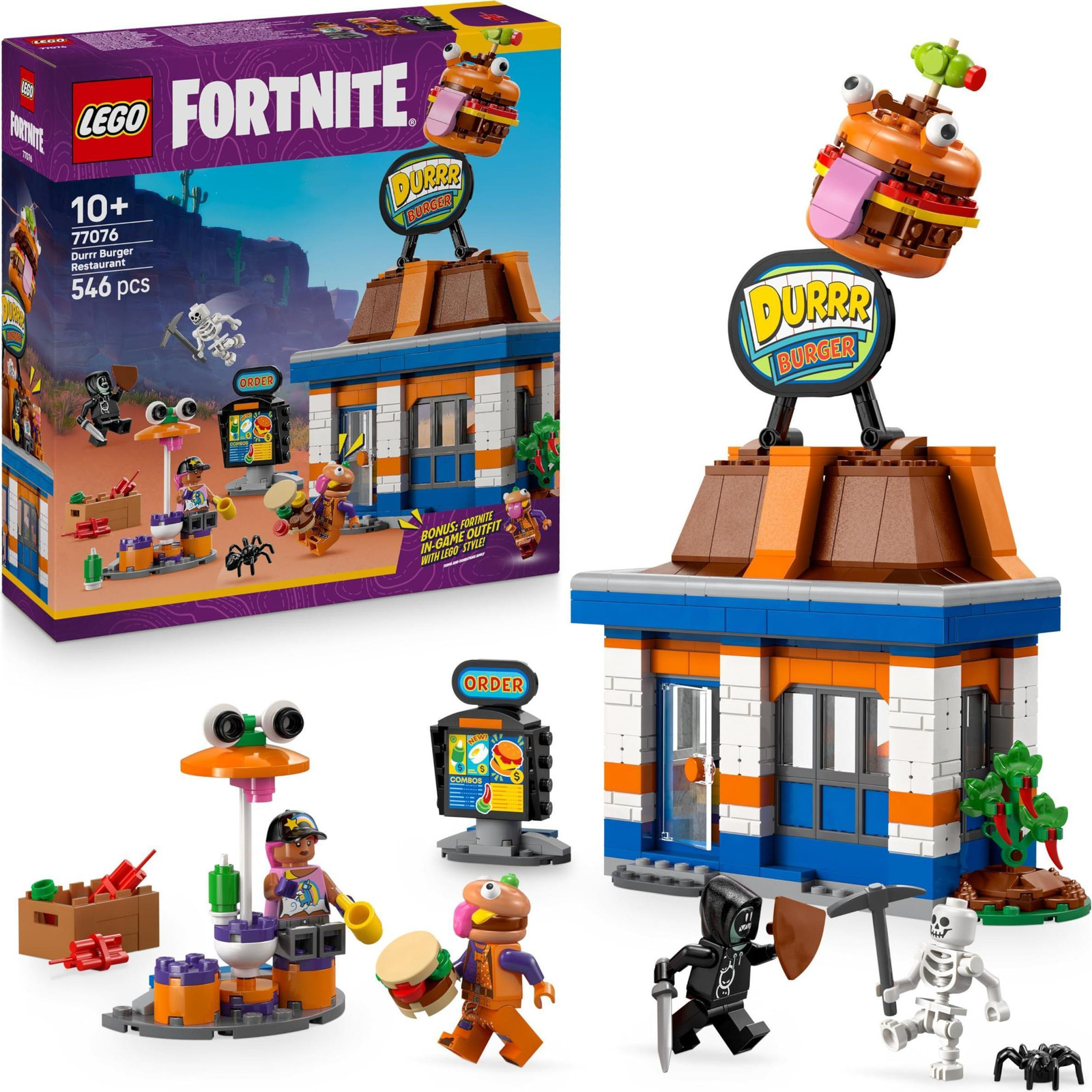LEGO Fortnite Restaurant Durrr Burger 77076