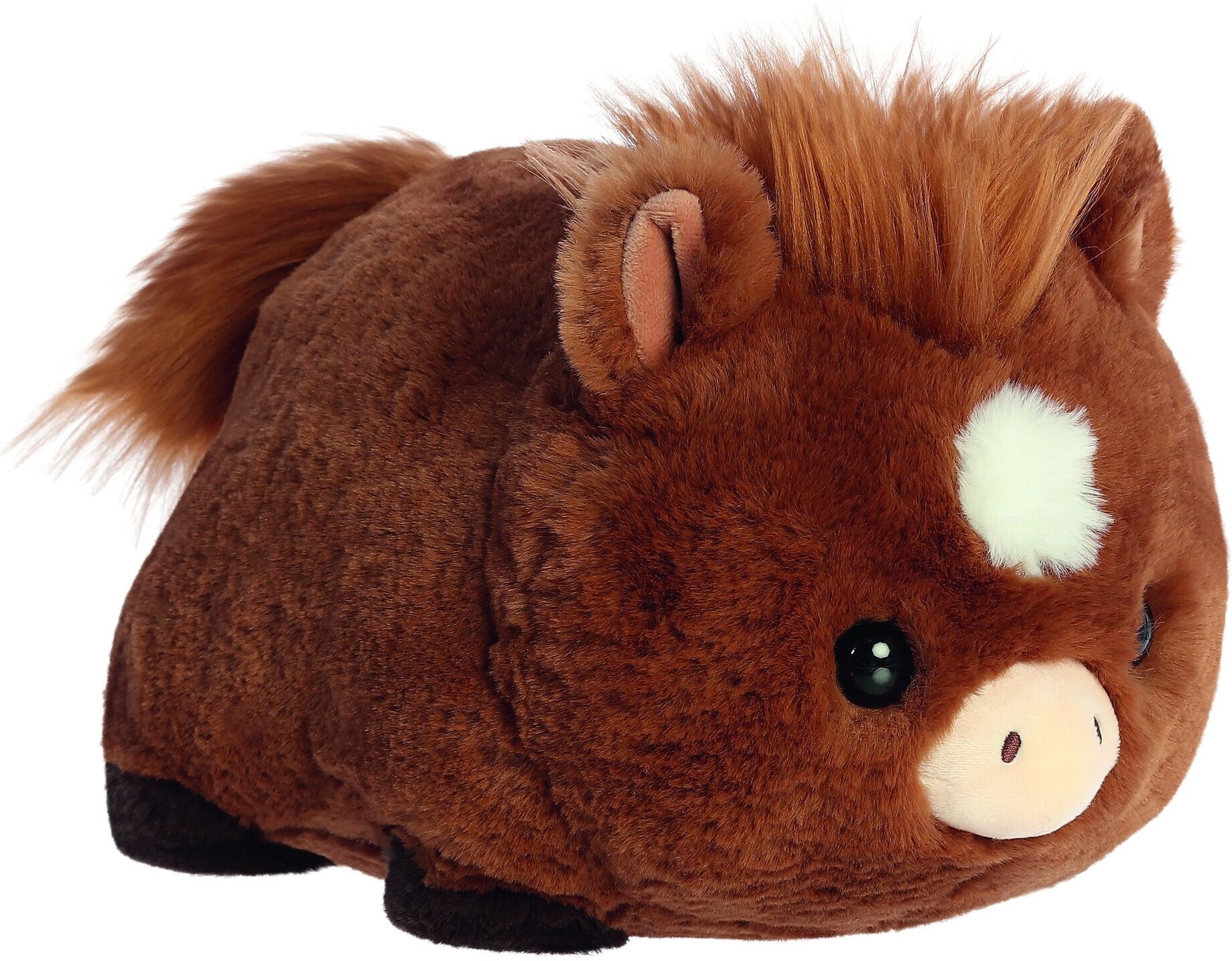 Aurora Spudsters Hudson Horse Plush Toy, 10in, Soft, for Children