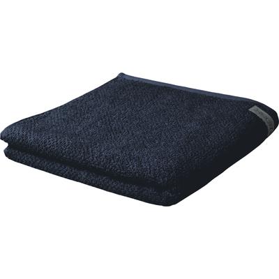 Duschtuch ROSS "Selection", blau (nachtblau), B:70cm L:140cm, Frottier, Obermaterial: 100% Baumwolle, Handtücher, 100 % Bio-Baumwolle