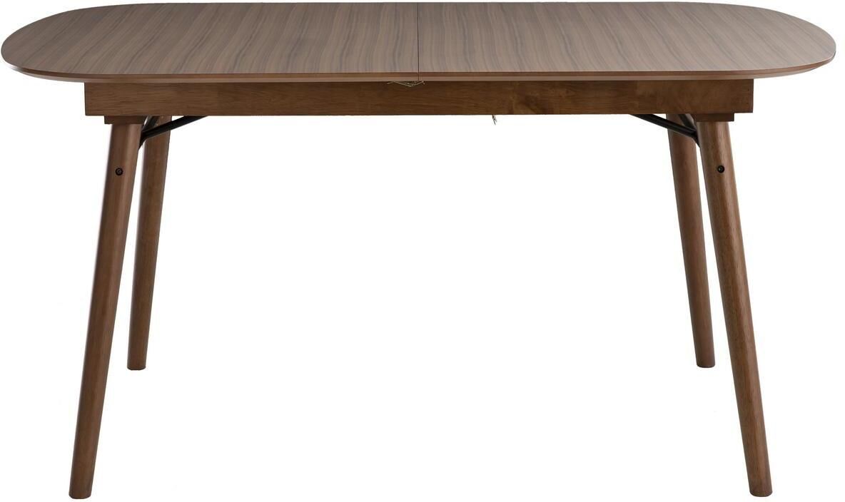 Miliboo Ausziehbarer Esstisch aus Nussbaumholz L150-180 cm SHELDON