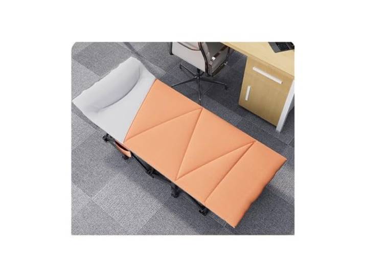 Xumh2024-3 Klappbett Klappbett for den Außenbereich, Einzel-Loungesessel fürs Büro, Marschhaus, einfacher und tragbarer Begleiter(Klein)