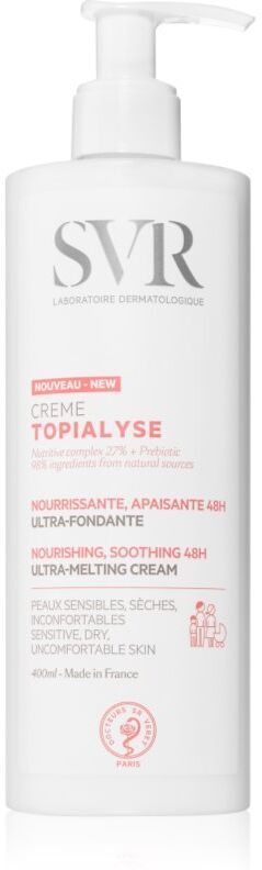 SVR Topialyse crème nourrissante intense pour peaux sensibles 400 ml