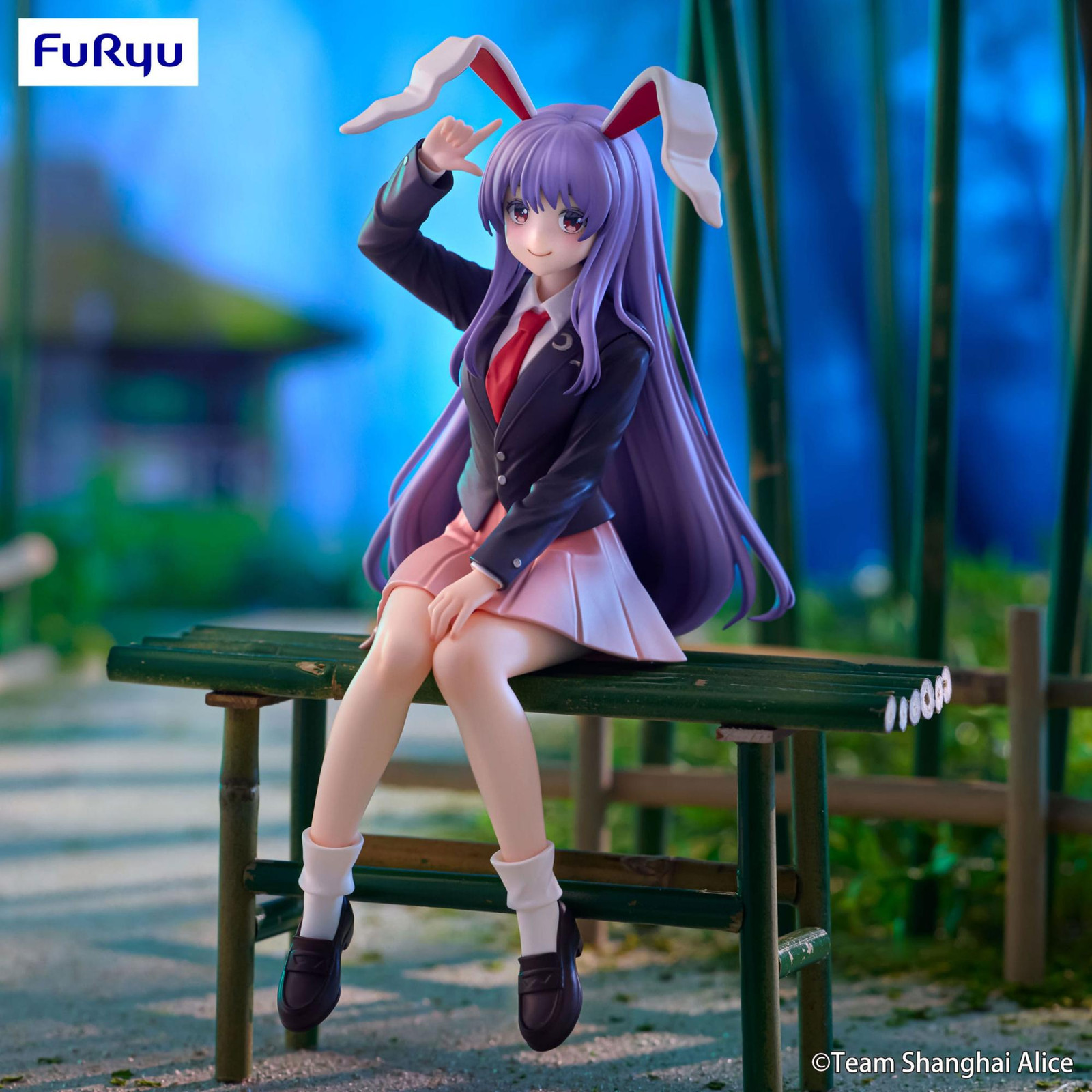 FuRyu Touhou Project Noodle Stopper PVC-beeldje Reisen Udongein Inaba, 15 cm