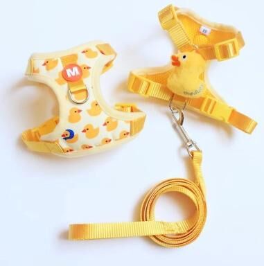 Uplift Picks Adjustable No Pull Cat Harness And Leash Set yellow s