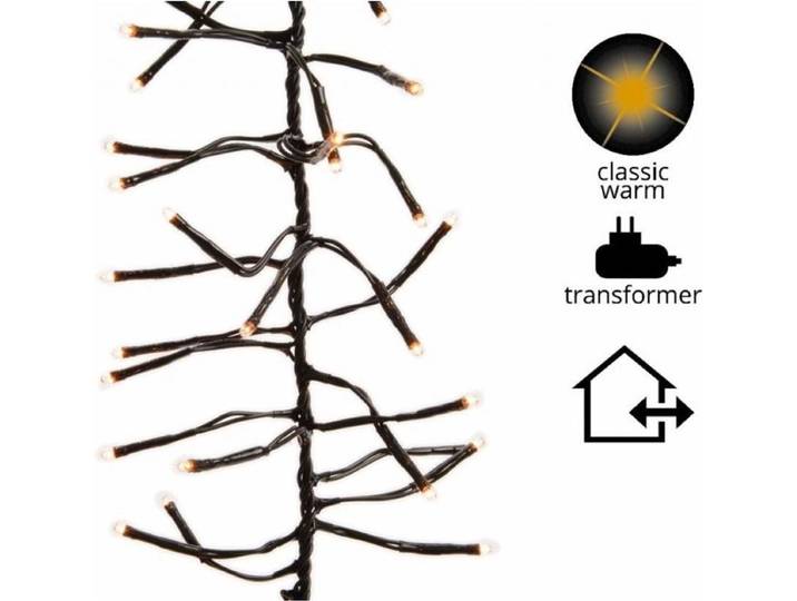 28m LED Cluster kerstboomverlichting - Goud - 3000 lampjes - Dimbaar
