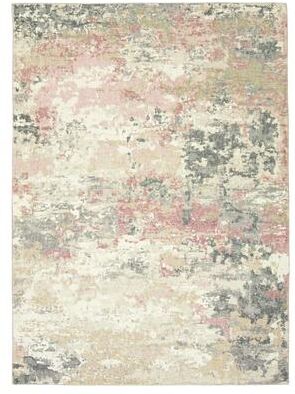 Domani Comfort Abstract & Contemporary Ombre Faux Fur Area Rug