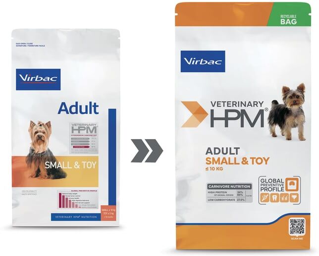 Virbac Veterinary HPM Canine Adult Small Toy 3 Kg