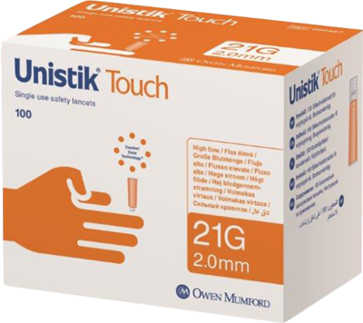 OWEN MUMFORD GmbH UNISTIK Touch 21 G Sicherheitslanzetten 100 St 12482145