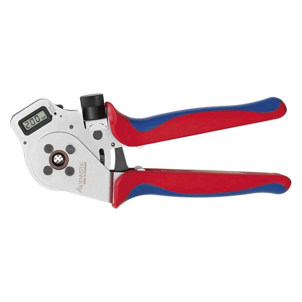 Rennsteig Crimpzange Gedrehte Stift- und Buchsenko (230 mm) (8756 0000 61)