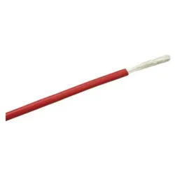RS PRO, Kabelleitung, Prüfleitung / 2,5 mm2 Kupfer verzinnt, Rot Silikongummi isoliert, 5m (5 m)