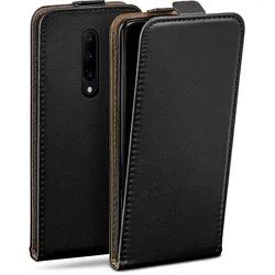 moex Flip Case OnePlus 8 Klapphülle Leder Optik