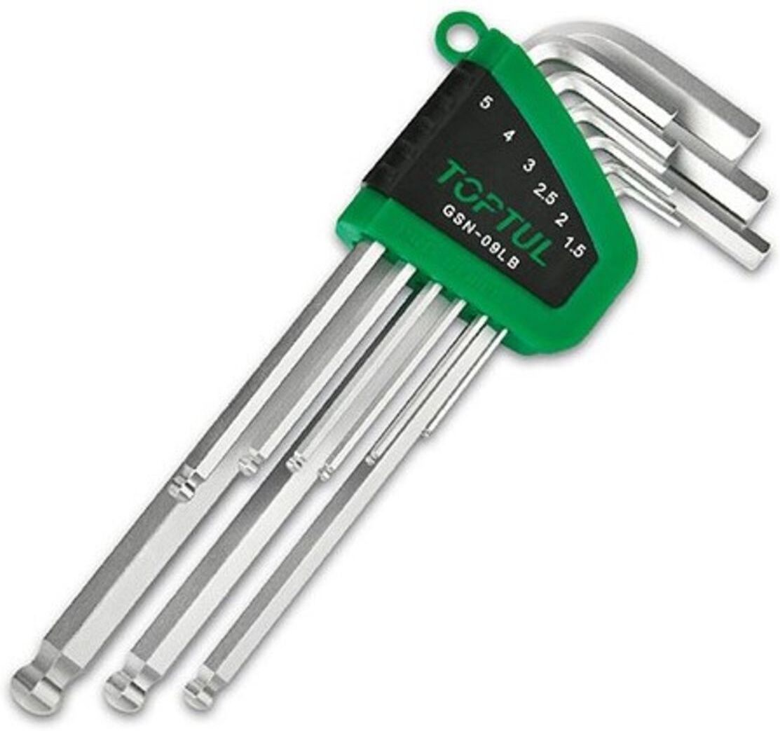 Inbusschlüsselset HEX TOPTUL GSN-09LB