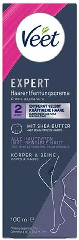 Veet - Expert Haarentfernungscreme Körper & Beine, 100  ml