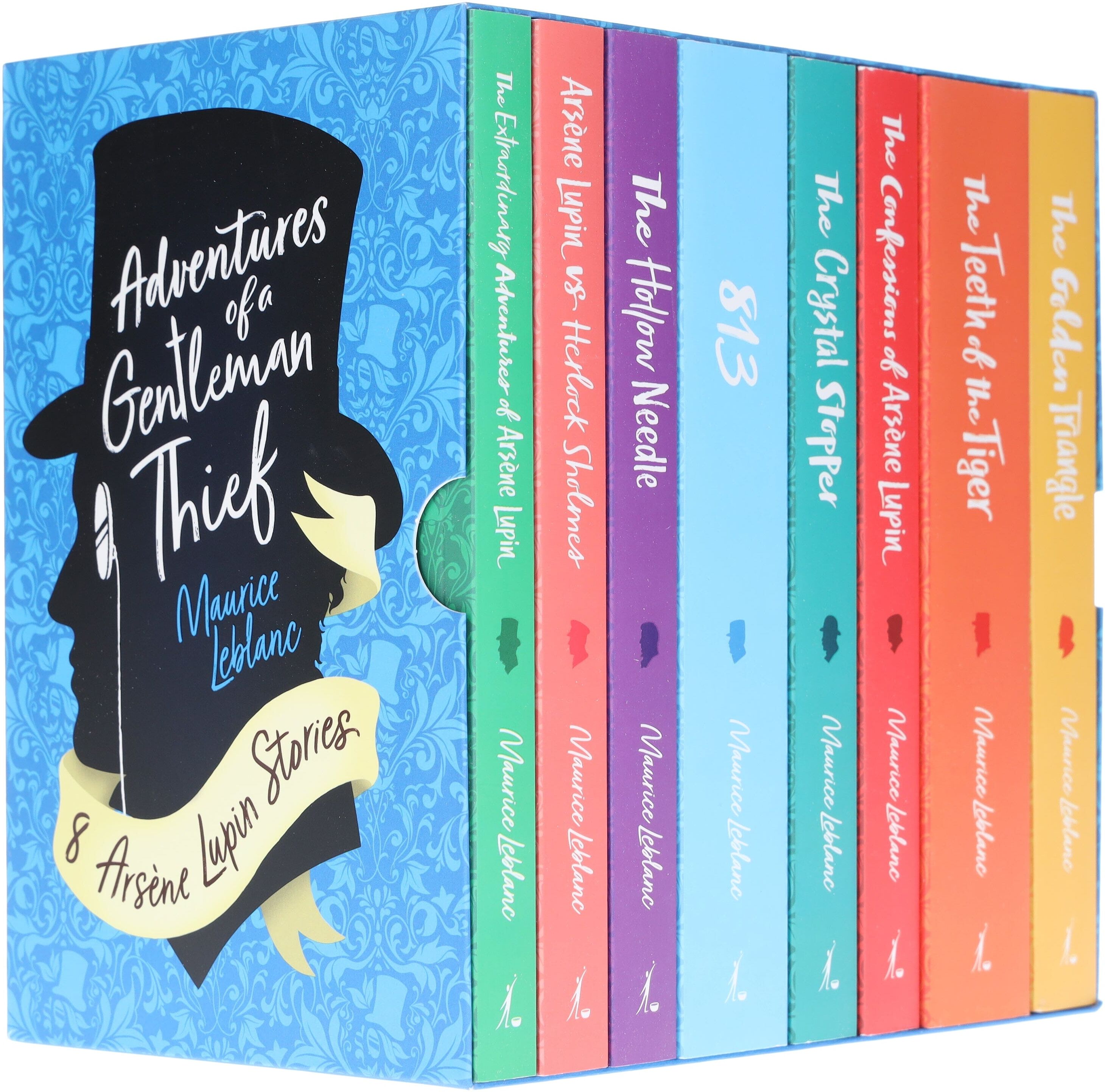 The Complete Collection of Arsene Lupin 8 Books Box Set by Maurice LeBlanc - Age 18 years and up - Paperback Cherry Stone Publishing