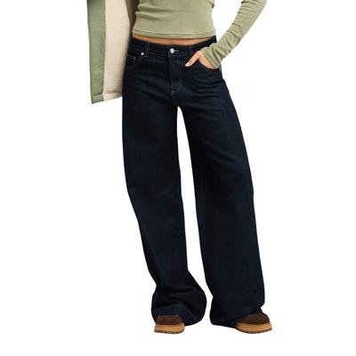 Jeansjeggings ROXY "Sun And Done", Damen, Gr. 34, blau (deep sea), Obermaterial: 100% Baumwolle., Jeans