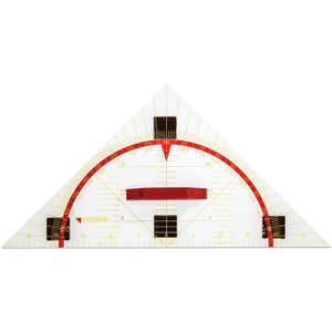 Geoliner Tafelzeichengerät 302, Geodreieck, 60 cm Hypotenuse, aus Kunststoff, magnetisch