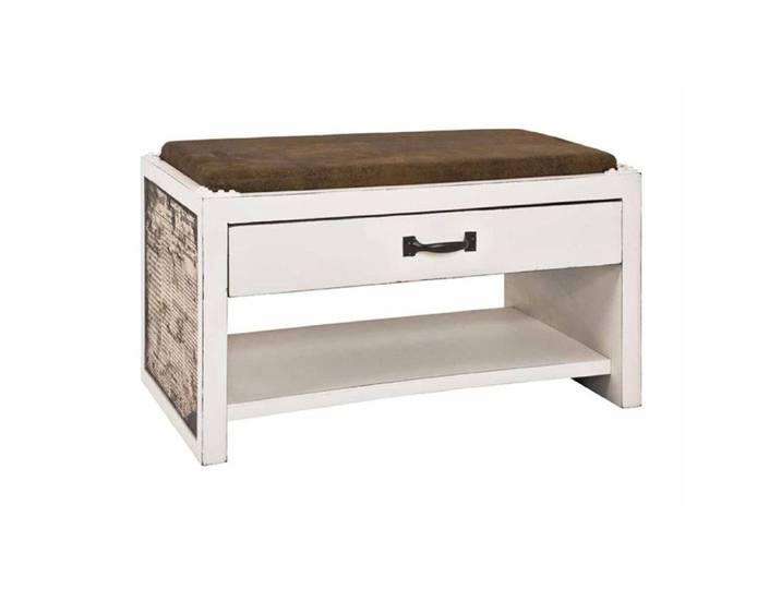 Range-Chaussures & Assise  Wall Street  72cm Blanc