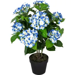 KUNSTBLUME Hortensien blau, 70 cm