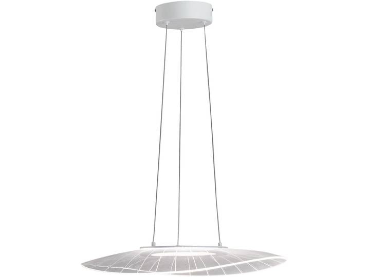 Pendellampe Arber weiss Metall/Methacrylat 3400 lm B 59 cm - LED - Lichtfarbe: Warmweiss - LED Energiesparlampen