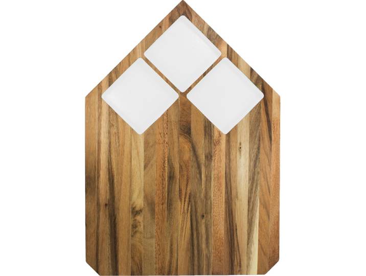 TAK Design Pau Snijplank - Acaciahout - 40\,5 x 28\,5 cm - Wit