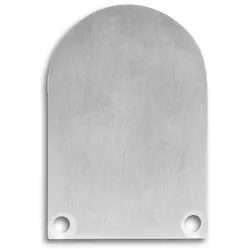 ISOLED Zubehör für Profil SURF / DIVE24 FLAT mit COVER13 - Endkappe EC50 Alu (2 Stk.), hoch, inkl. Schrauben ISO-112862