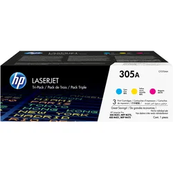 HP, Toner, 305a (C, M, Y)
