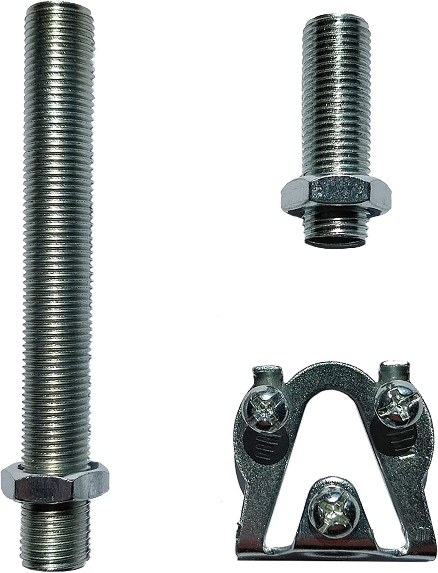 Nuova Algis KIT FISSAGGIO LAMPADE CON 2 TUBI FILETTATI M10 CON 2 DADI M10