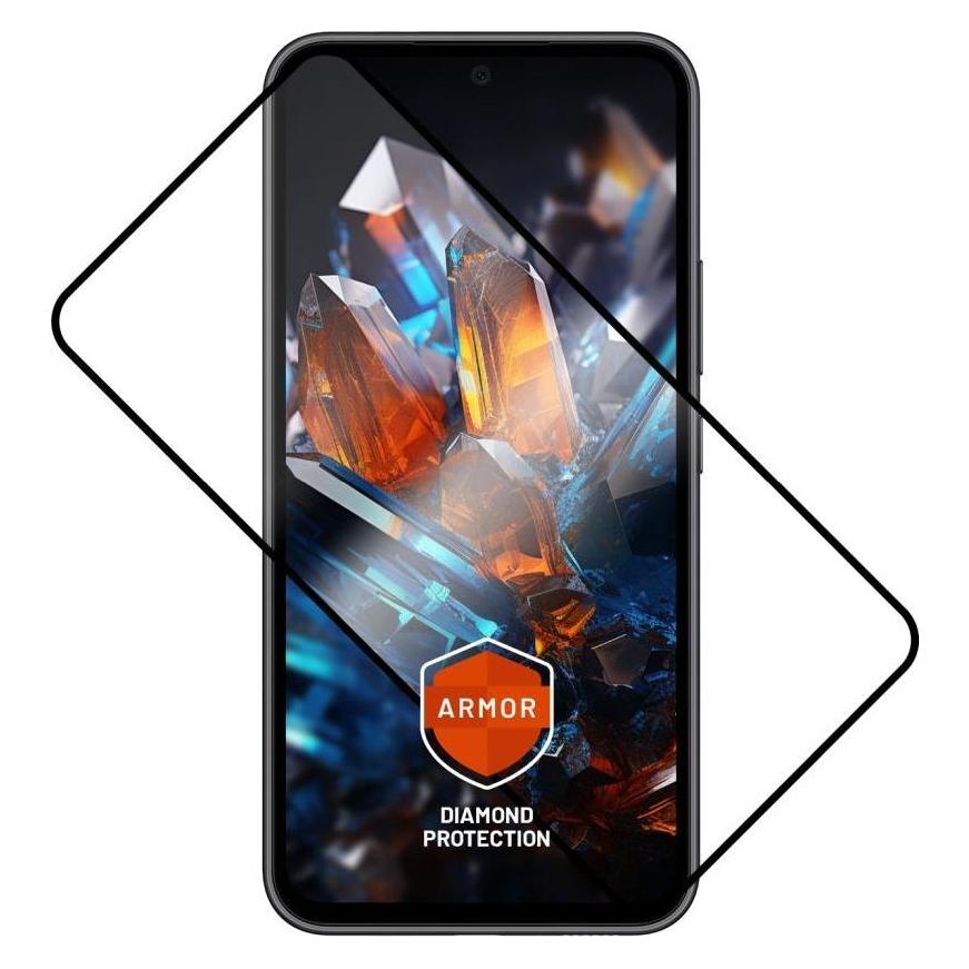 Fixed | Armor Full Cover 2.5D | Screen protector | Samsung | Galaxy A55 | Tempered Glass | (Samsung Galaxy A55) (FIXGA-1263-BK)