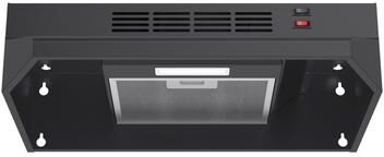 Breezary 30-Inch Under Cabinet Range Hood, 130 CFM Convertible Ducted Ventilation, Stainless Steel Look with LED Light - 30*17.72*6.1 in