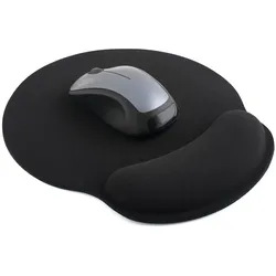pavo Mousepad mit Handgelenkauflage schwarz