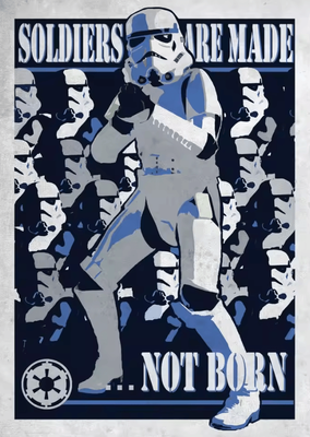 Inspire Curations Galactic Propaganda Tatooine Canvas Poster Retro Space Movie Wall Art 9 50x70cm