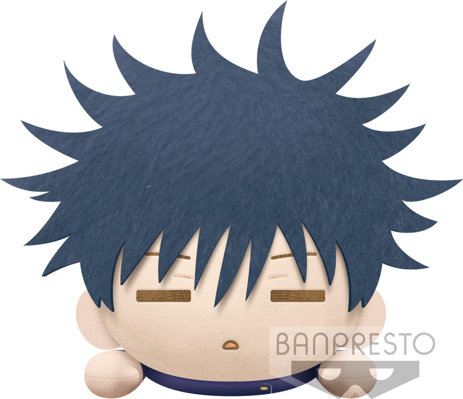 Banpresto Megumi Fushiguro liggende knuffel Jujutsu Kaisen goudkleurig 22 cm