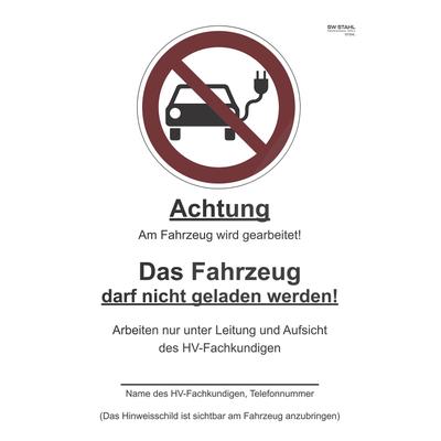 Sw Stahl Verbotsschild „Laden verboten“ [Hersteller-Nr. 07334L]