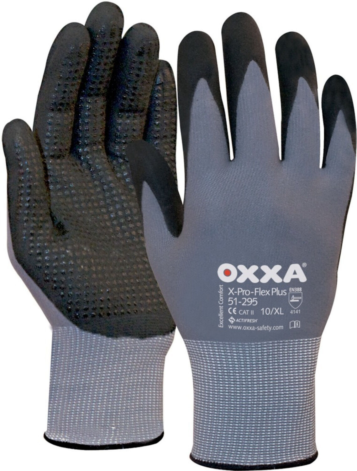 OXXA Handschuh X-Pro-Flex Plus NFT, Gr. 8, schwarz ; Majestic (1.51.295.08)