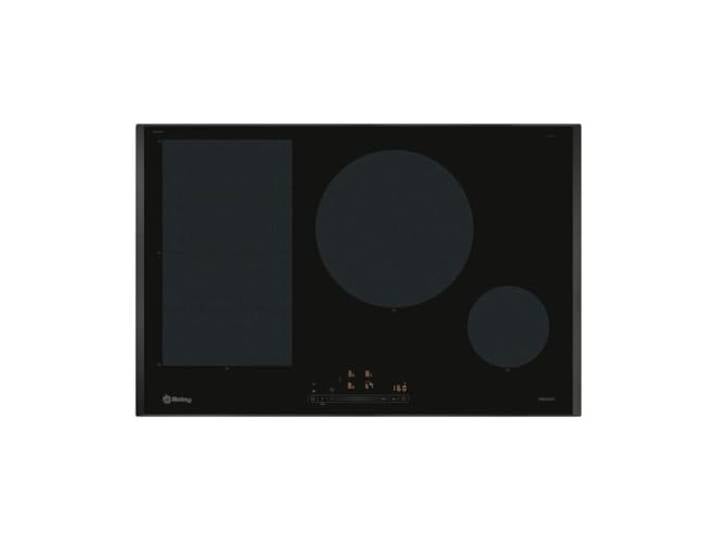 Balay 3EB989LH Induktionskochfeld, 80 cm breit, 2 Zonen + Flex-Zone l Start 2024, 11 Stufen, 28 cm Fläche, Induktionszone, schwarz