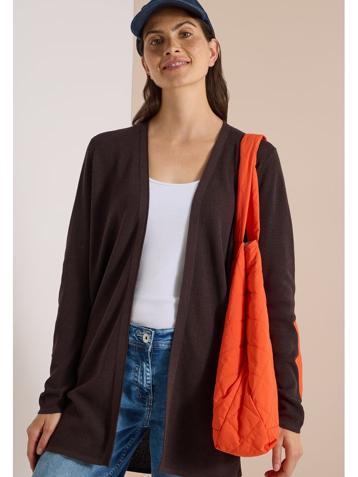 Cecil Cardigan in Dunkelbraun - L