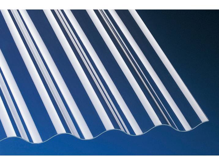Gutta Profilplatte Acryl Klar 2.5 × 104.5 cm