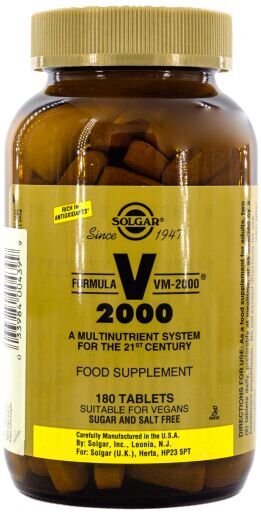 Solgar Vm-2000 180 Tablets