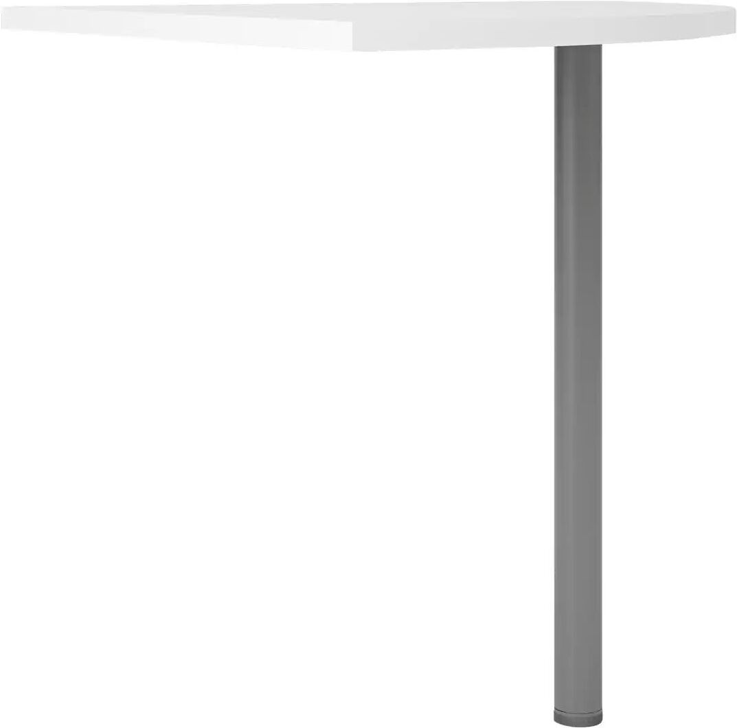 Höffner Schreibtisch Eckplatte mit Stützfuß  Success ¦ Maße (cm): B: 80,1 H: 73,5 T: