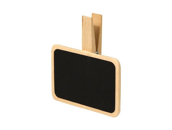 Rayher Holz-Minitafel auf Klammer 7 × 5 cm 6 Stück
