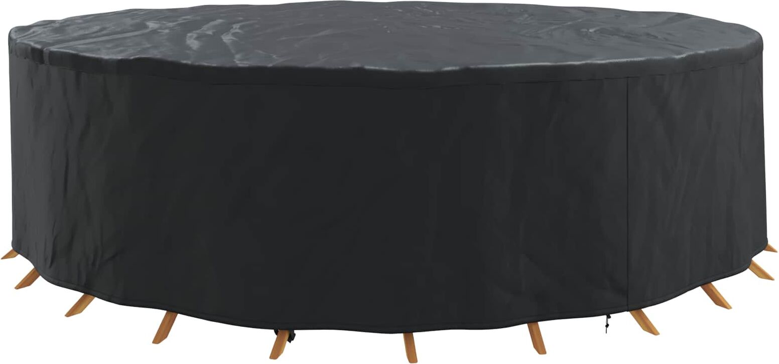 vidaXL Housse pour meubles 320 x 320 x 71 cm Tissu Oxford 600D Rond
