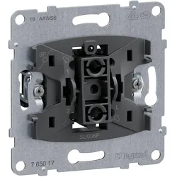 Legrand 765017 SEANO Einsatz Taster mit Wechselkontakt mit N-Klemme 10A