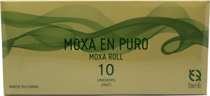 Moxa em charuto de artemísia pura com fumaça "Qing ai tiao" Ener-Qi (10 unidades): Ideal para moxibustión indireta